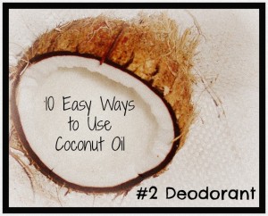 Coconut Oil Deodorant
