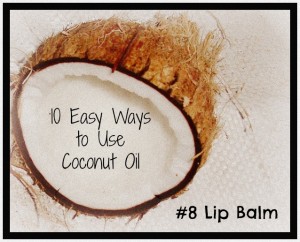 coconut oil lip balm